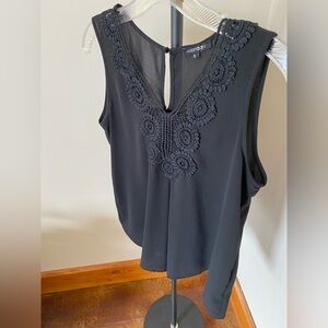 Papermoon Sleeveless Top S Black